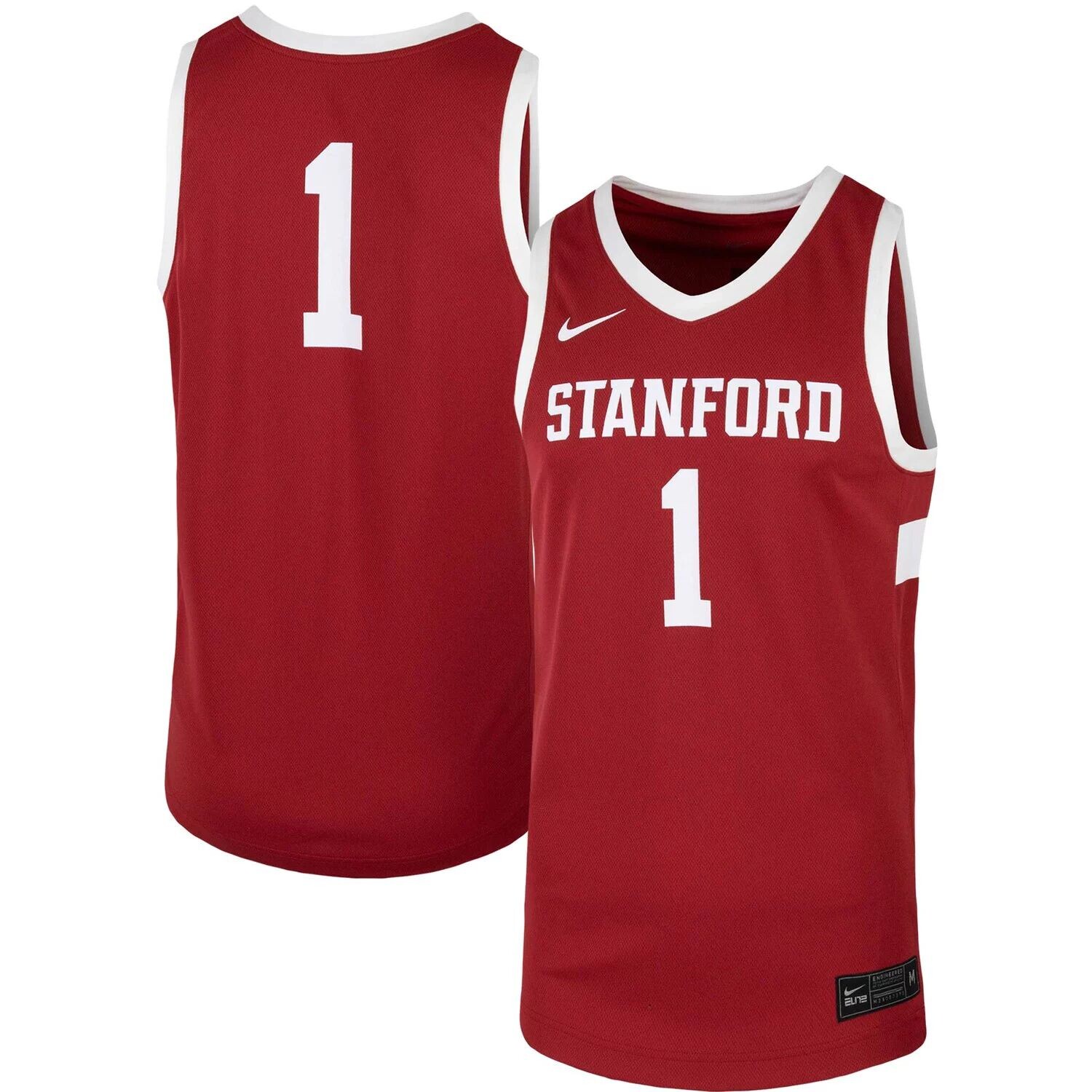 Реплика мужской баскетбольной майки # 1 Cardinal Stanford Cardinal Team Nike 
Реплика мужской баскетбольной майки # 1 Cardinal Stanford Cardinal Team Nike
