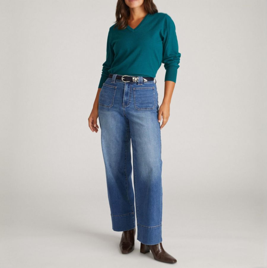 Женские джинсы Claudia с высокой посадкой и эластичной тканью Universal Standard, Anzio blue
Женские джинсы Claudia с высокой посадкой и эластичной тканью Universal Standard, Anzio blue