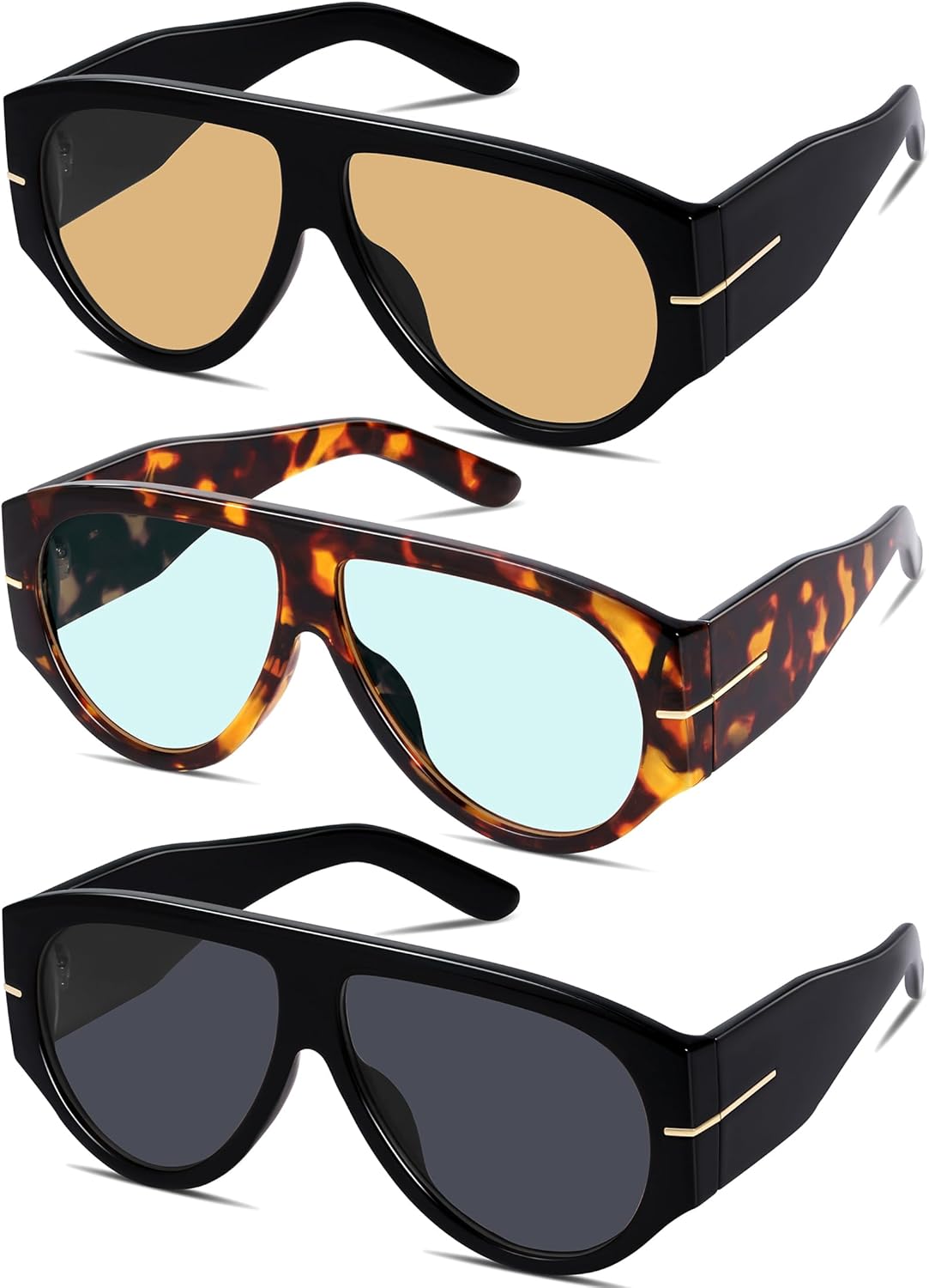 Солнцезащитные очки GRFISIA Oversized Retro Aviator для женщин и мужчин в стиле 70-х с толстой оправой, винтажный стиль, защита от УФ-излучения, B=black Gray+black Champagne+tortoise Light Blue
Солнцезащитные очки GRFISIA Oversized Retro Aviator для женщин и мужчин в стиле 70-х с толстой оправой, винтажный стиль, защита от УФ-излучения, B=black Gray+black Champagne+tortoise Light Blue