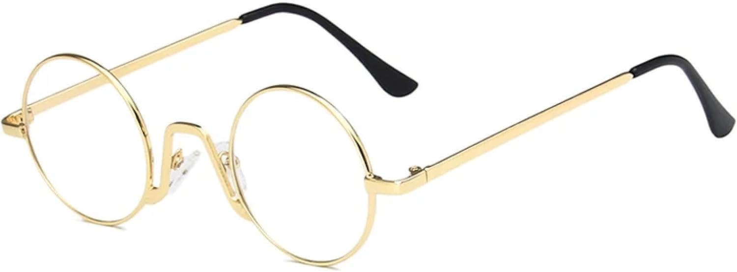 Солнцезащитные очки с защитой от УФ-излучения UV400 | Маленькие круглые, в стиле панк, металлические, черные | Для женщин и мужчин, для занятий спортом на открытом воздухе и вождения DSVIGF, Gold-clear
Солнцезащитные очки с защитой от УФ-излучения UV400 | Маленькие круглые, в стиле панк, металлические, черные | Для женщин и мужчин, для занятий спортом на открытом воздухе и вождения DSVIGF, Gold-clear