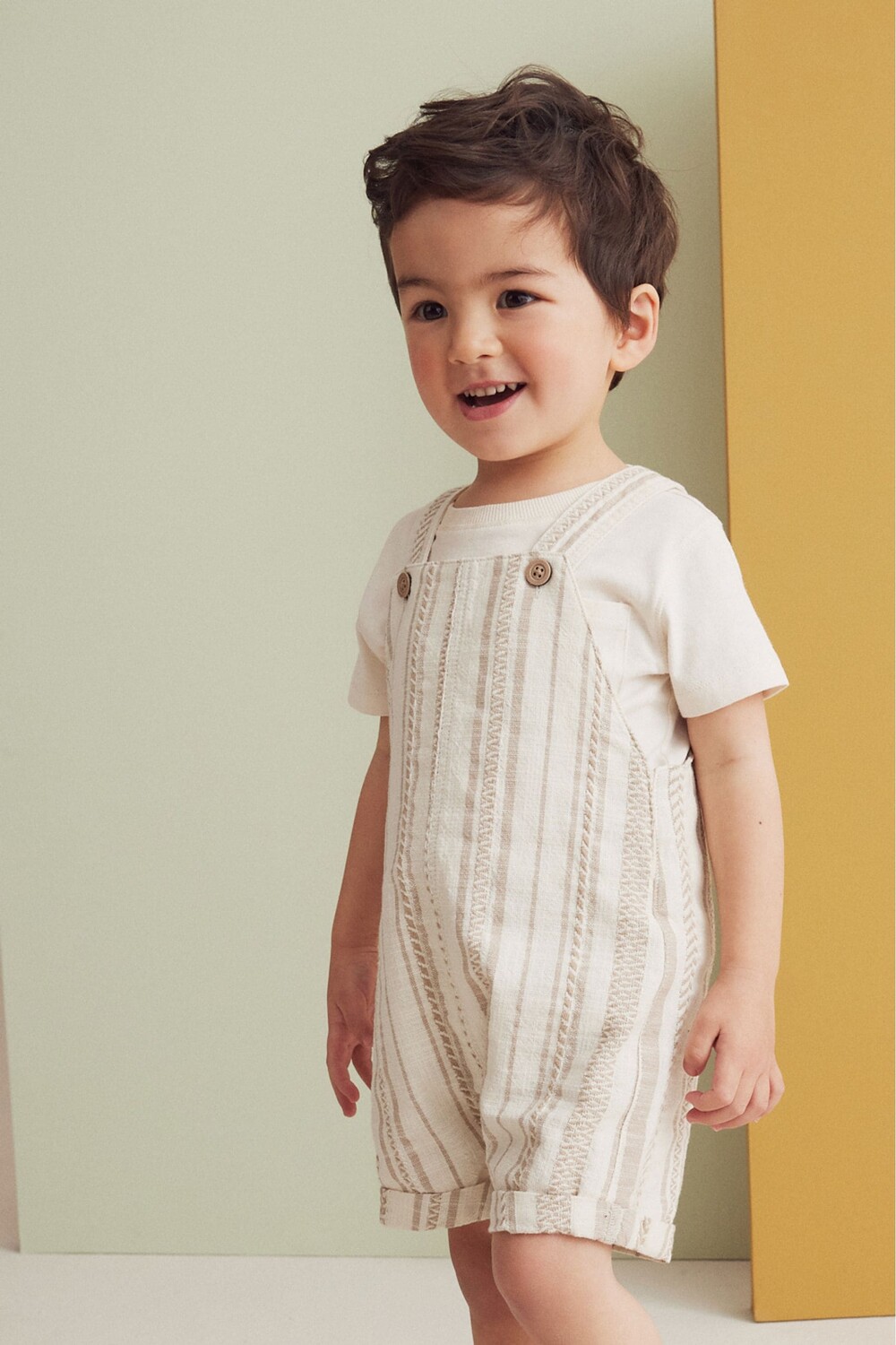 Комбинезон в текстурированную полоску (от 3 месяцев до 7 лет) Next, экрю
Комбинезон в текстурированную полоску (от 3 месяцев до 7 лет) Next, экрю