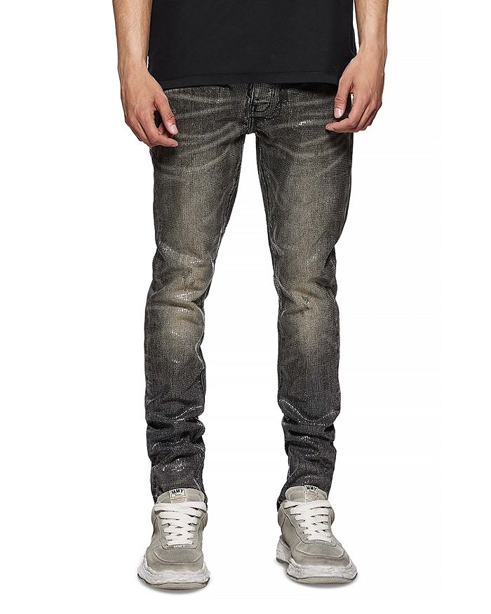 Узкие джинсы с накладным узором Purple Brand, черный
Узкие джинсы с накладным узором Purple Brand, черный