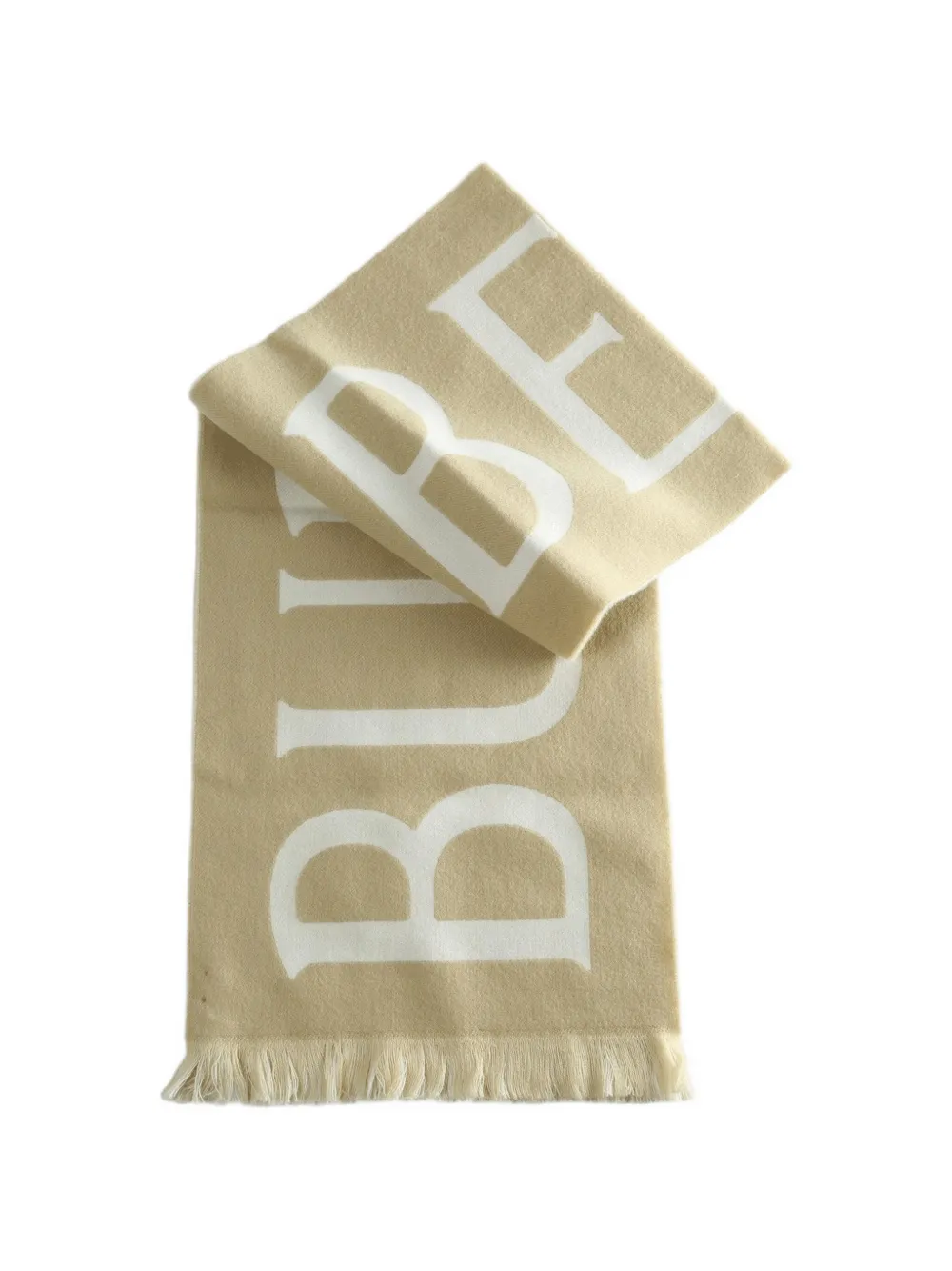 Шарф с рисунком и бахромой Burberry, бежевый
Шарф с рисунком и бахромой Burberry, бежевый