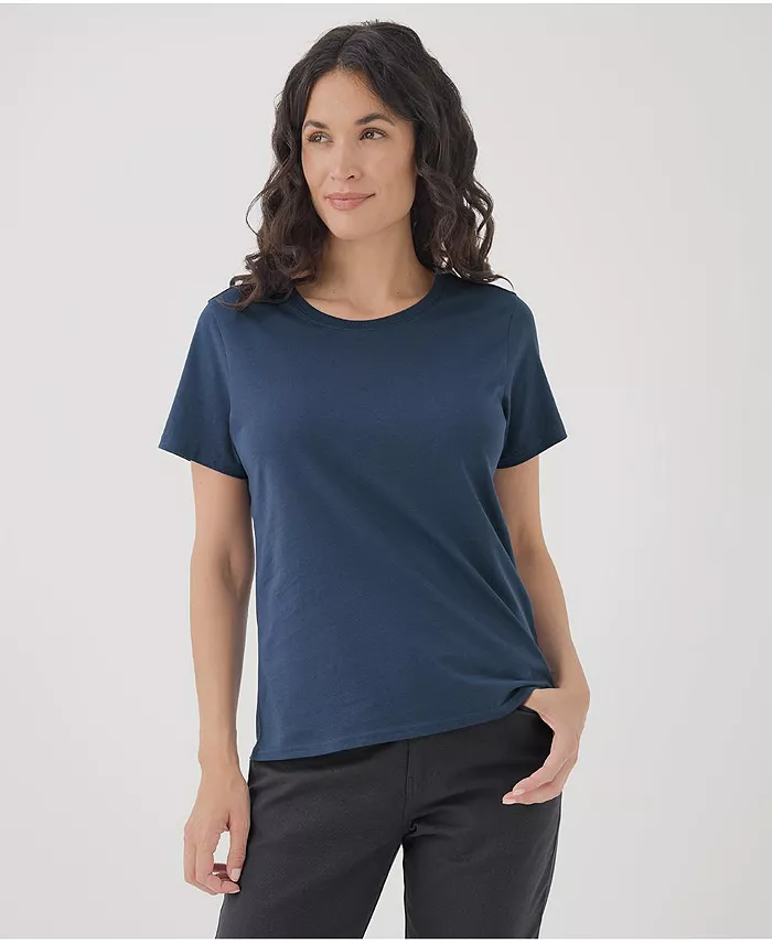 Женская футболка с круглым вырезом из органического хлопка Softspun Pact, синий
Женская футболка с круглым вырезом из органического хлопка Softspun Pact, синий