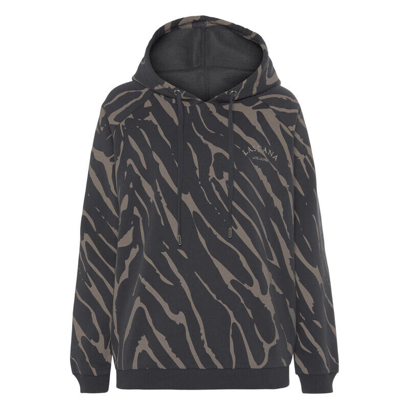 Женская спортивная толстовка Lascana, цвет asphaltgrau/taupebeige
Женская спортивная толстовка Lascana, цвет asphaltgrau/taupebeige