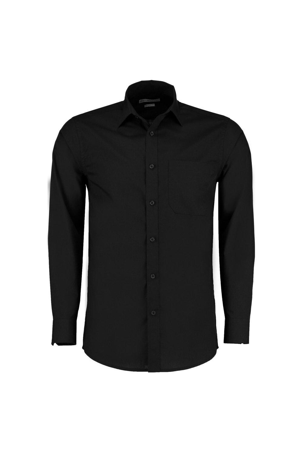 Рубашка из поплина с длинным рукавом Kustom Kit, черный
Рубашка из поплина с длинным рукавом Kustom Kit, черный
