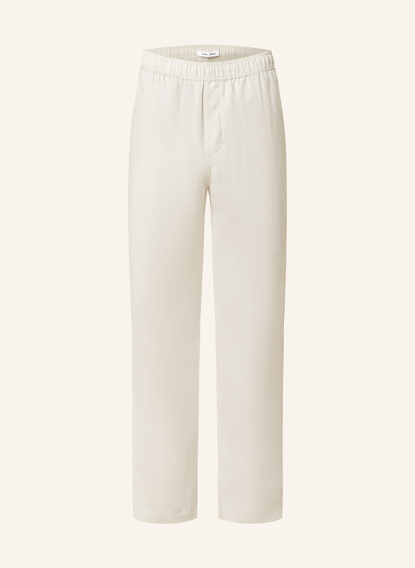 Льняные брюки Sajabari стандартного кроя Samsøe Samsøe, бежевый 
Льняные брюки Sajabari стандартного кроя Samsøe Samsøe, бежевый