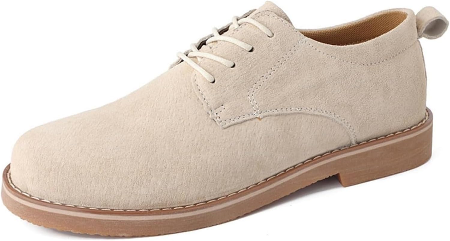 Мужские замшевые оксфорды на шнуровке, модные, с круглым носком, широкой подошвой, комфортные, повседневные, офисные, с массивным каблуком, деловая кожаная обувь для мужчин Generic, бежевый
Мужские замшевые оксфорды на шнуровке, модные, с круглым носком, широкой подошвой, комфортные, повседневные, офисные, с массивным каблуком, деловая кожаная обувь для мужчин Generic, бежевый