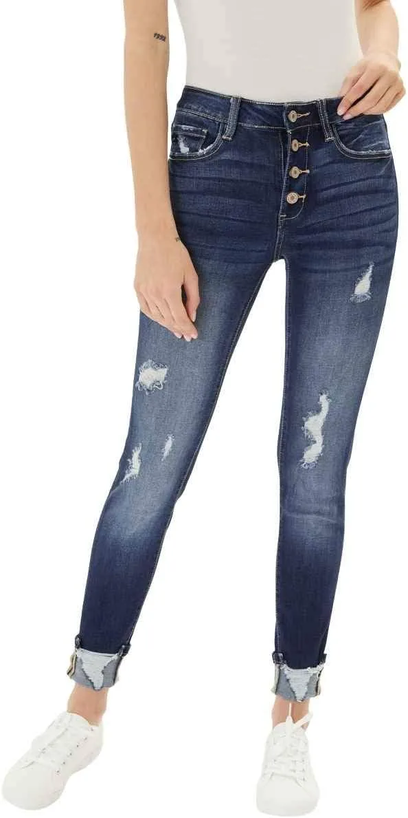 Женские джинсы Kan Can High Rise Button Fly Super Skinny
Женские джинсы Kan Can High Rise Button Fly Super Skinny