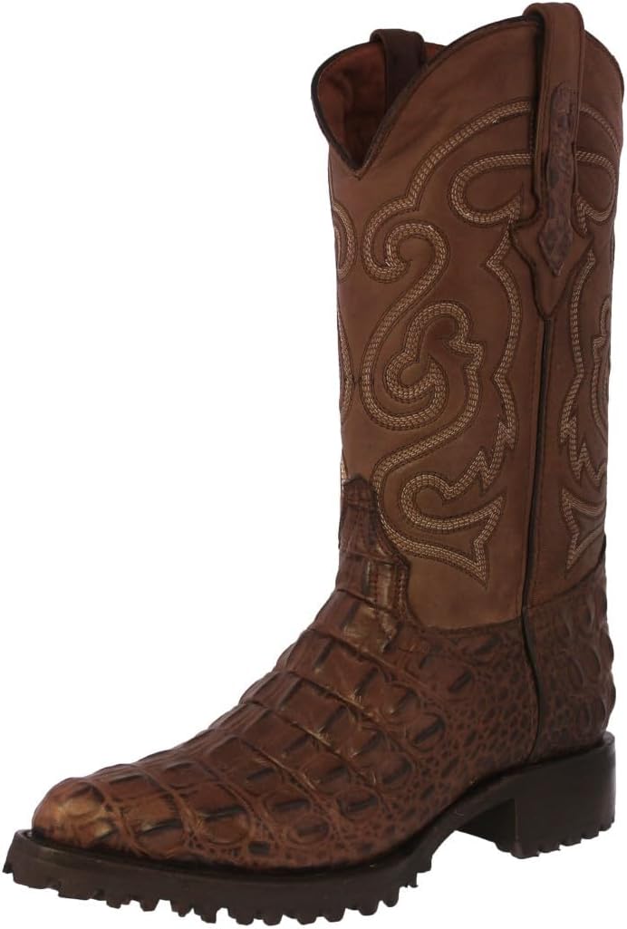 Мужские коричневые кожаные мотоциклетные ботинки Cowboy Professional с тиснением под крокодила на пятке и заостренным носком J
Мужские коричневые кожаные мотоциклетные ботинки Cowboy Professional с тиснением под крокодила на пятке и заостренным носком J
