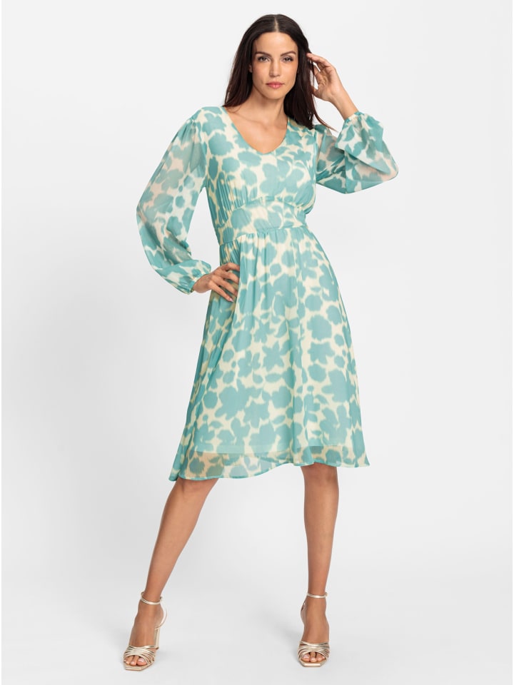 Платье с принтом в цветах шампанского и мяты Heine
Платье с принтом в цветах шампанского и мяты Heine