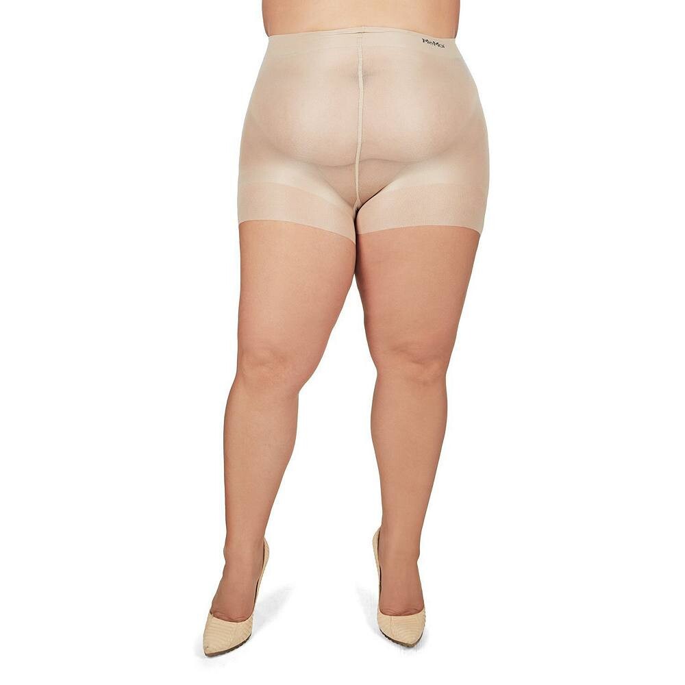 Ультрапрозрачные колготки с пышным верхом больших размеров MeMoi, цвет City Beige
Ультрапрозрачные колготки с пышным верхом больших размеров MeMoi, цвет City Beige