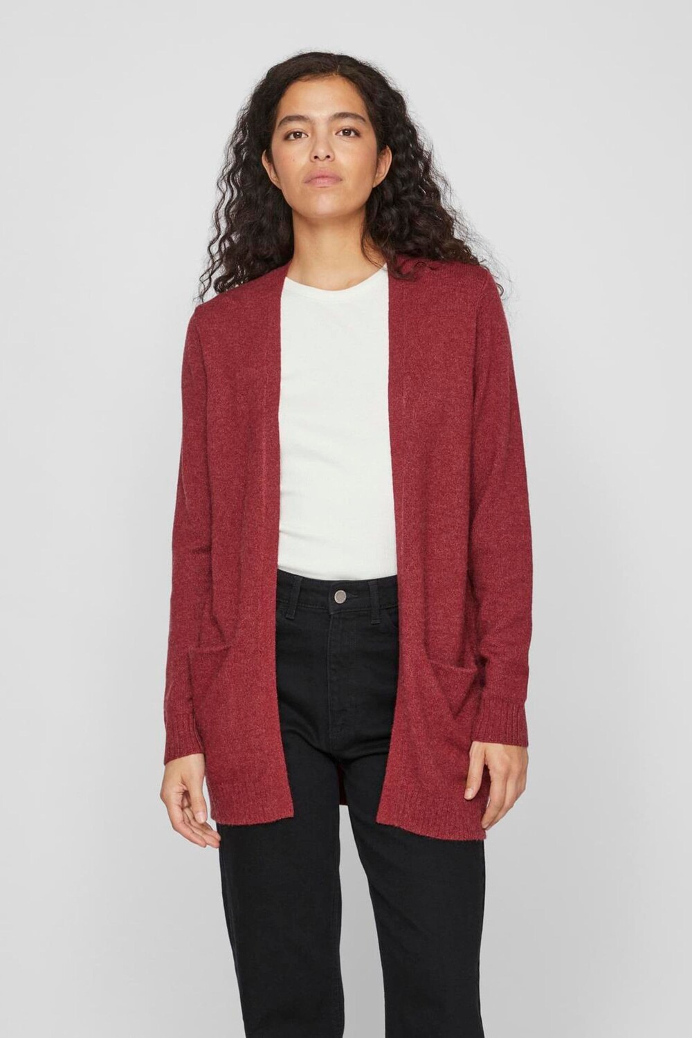 Кардиган с длинными рукавами Vila, красный
Кардиган с длинными рукавами Vila, красный