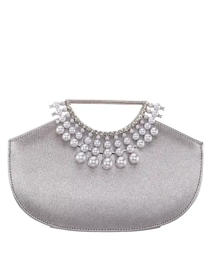 Маленькая сумка с ручкой, инкрустированная кристаллами Nina, серебряный
Маленькая сумка с ручкой, инкрустированная кристаллами Nina, серебряный