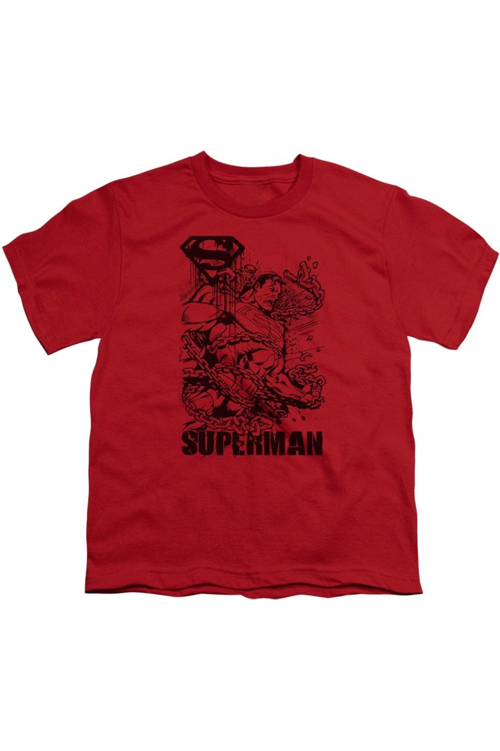 Футболка с Суперменом, разрывающим цепи Gildan, красный
Футболка с Суперменом, разрывающим цепи Gildan, красный