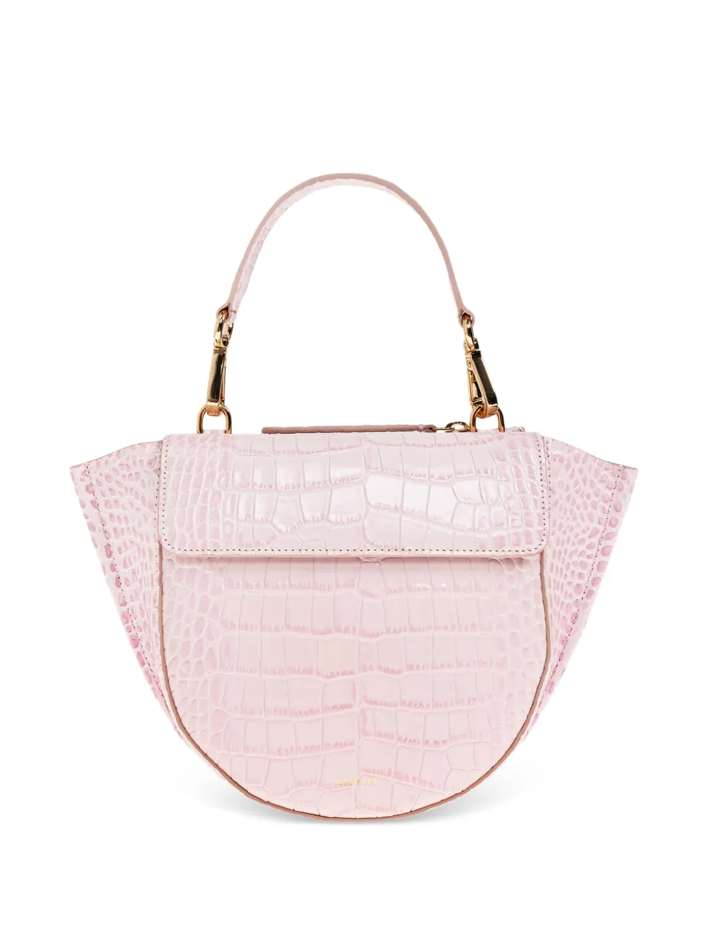Сумка-тоут Hortensia размера мини с тиснением под крокодила Wandler, розовый
Сумка-тоут Hortensia размера мини с тиснением под крокодила Wandler, розовый