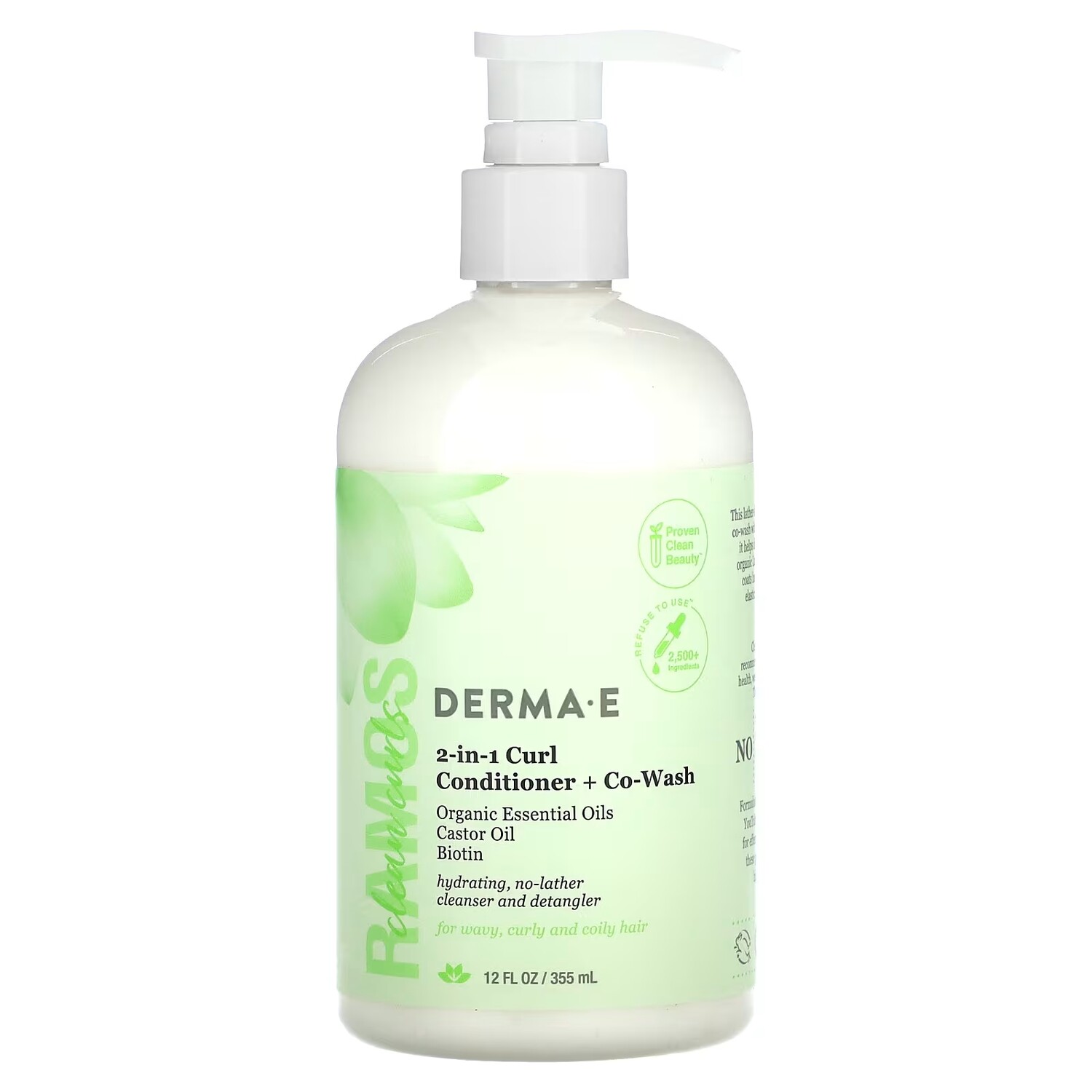 Ramos Clean Curls Кондиционер для кудрей 2-в-1 + совместное мытье для волнистых вьющихся и вьющихся волос, 12 жидких унций (355 мл) DERMA E
Ramos Clean Curls Кондиционер для кудрей 2-в-1 + совместное мытье для волнистых вьющихся и вьющихся волос, 12 жидких унций (355 мл) DERMA E
