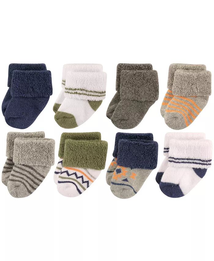 Махровые носки для новорожденных мальчиков, Морской стиль Luvable Friends, синий
Махровые носки для новорожденных мальчиков, Морской стиль Luvable Friends, синий