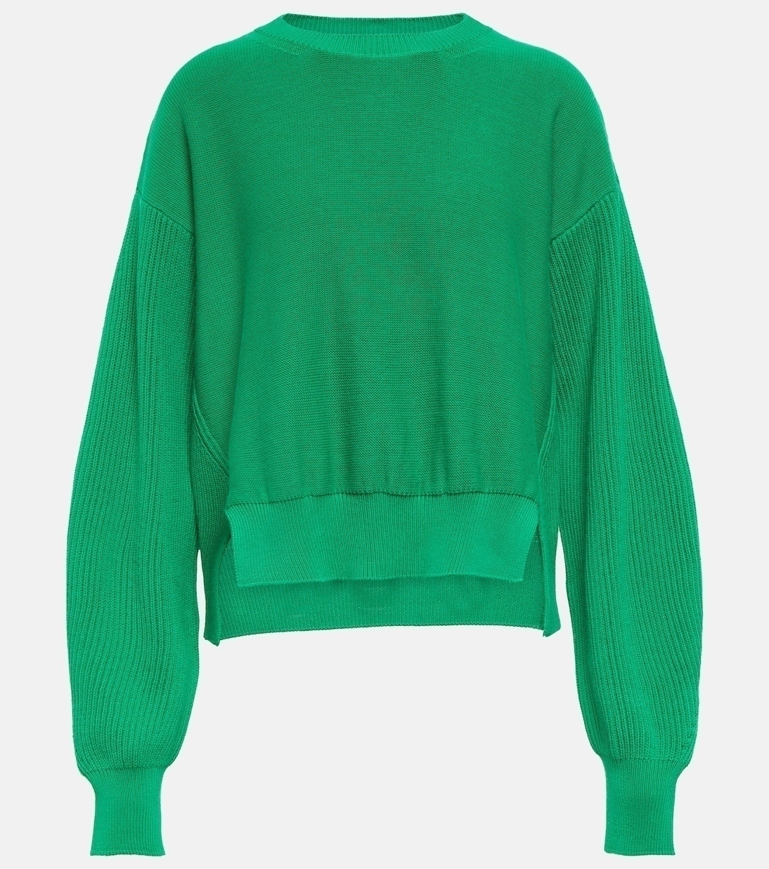 Укороченный хлопковый свитер Stella McCartney, Bright Green
Укороченный хлопковый свитер Stella McCartney, Bright Green