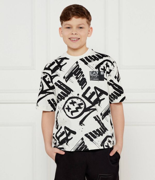 Футболки Oversize fit Ea7, черный 
Футболки Oversize fit Ea7, черный