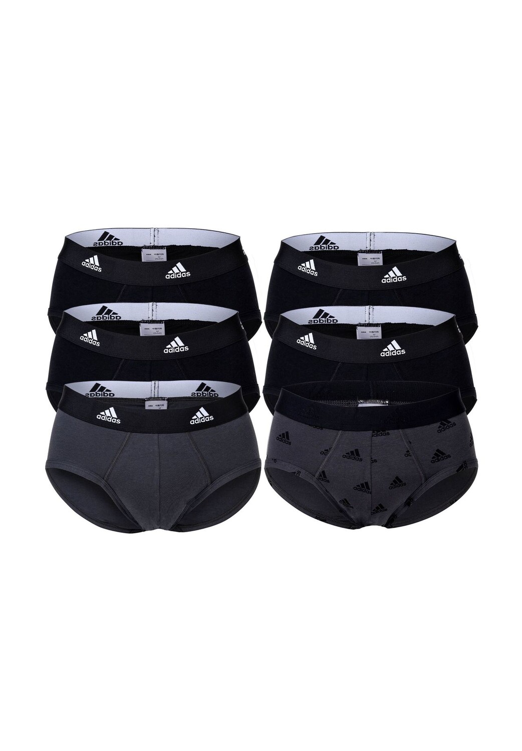 Мужские трусы, 6 шт. в упаковке - трусы, хлопок Active Flex, логотип adidas, цвет Schwarz Grau
Мужские трусы, 6 шт. в упаковке - трусы, хлопок Active Flex, логотип adidas, цвет Schwarz Grau