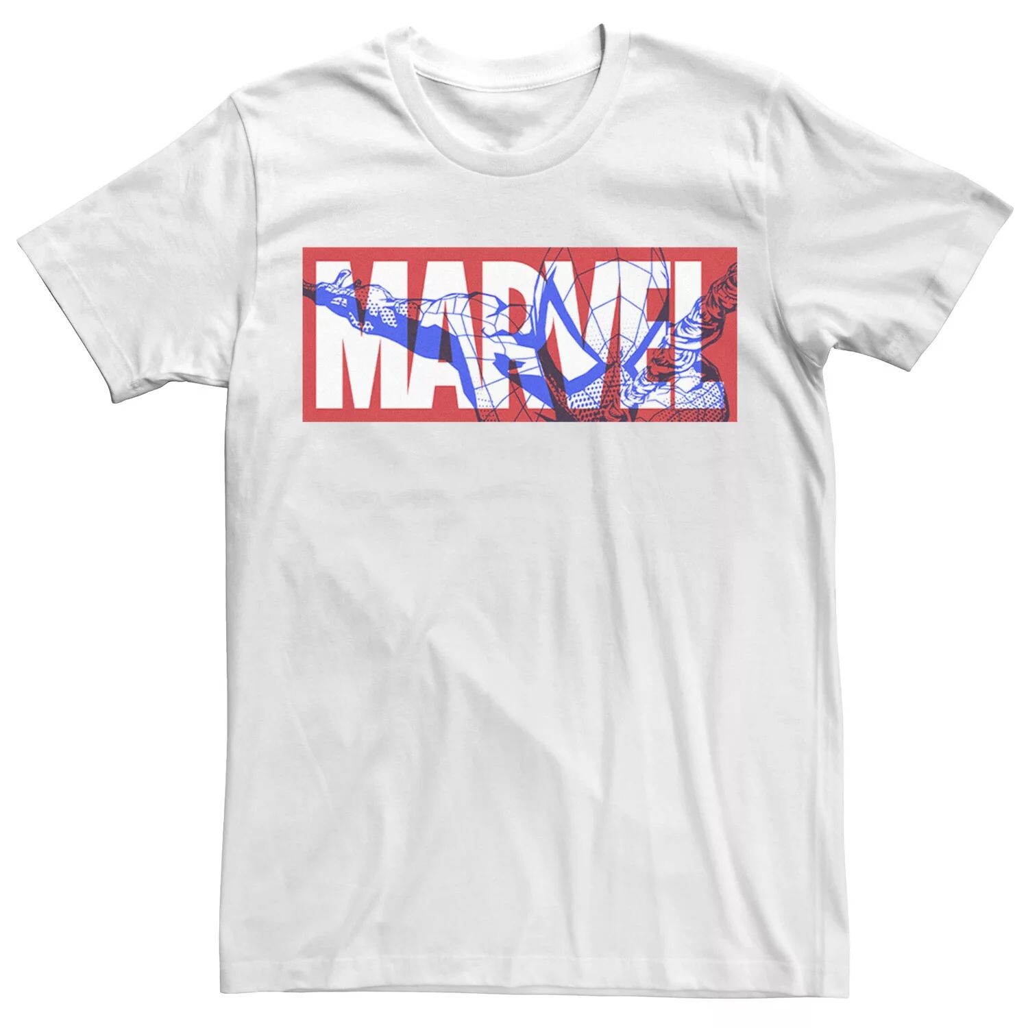 Мужская футболка с большим классическим логотипом Человека-паука и графическим рисунком Marvel, белый
Мужская футболка с большим классическим логотипом Человека-паука и графическим рисунком Marvel, белый