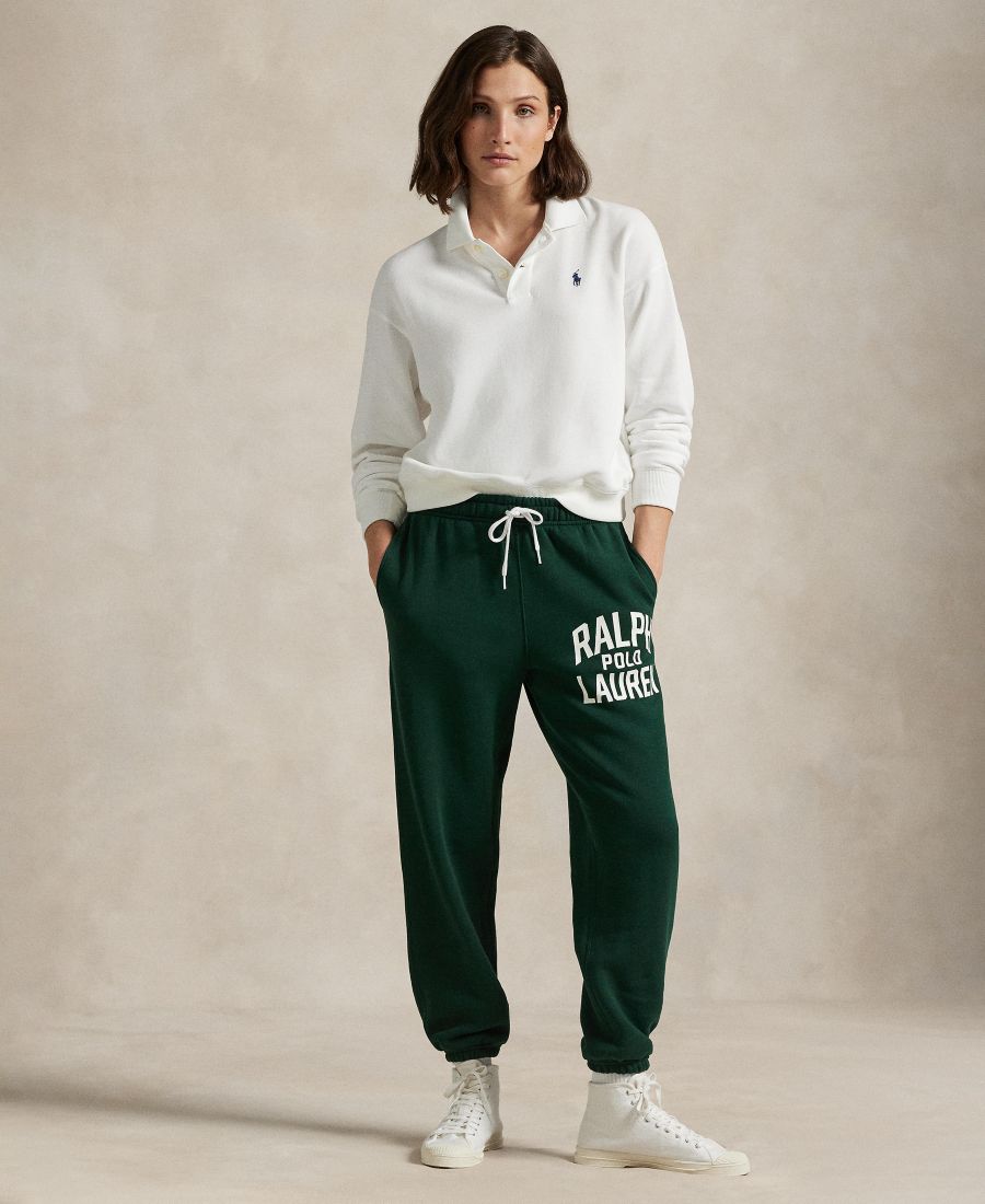 Женские флисовые спортивные штаны с логотипом и завязками Polo Ralph Lauren, Northwest Pine
Женские флисовые спортивные штаны с логотипом и завязками Polo Ralph Lauren, Northwest Pine