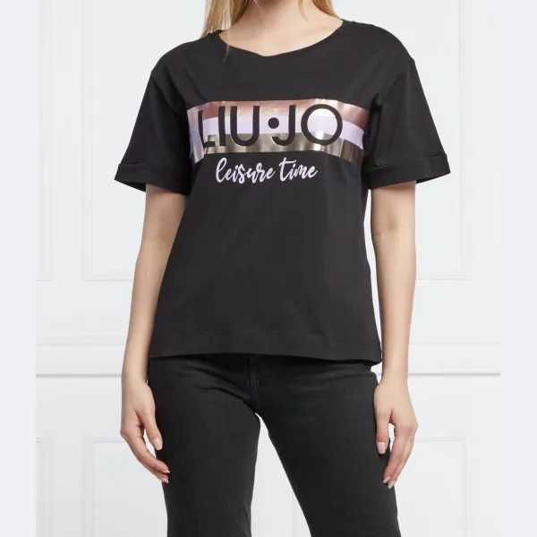 Футболка стандартного кроя Liu Jo, черный
Футболка стандартного кроя Liu Jo, черный