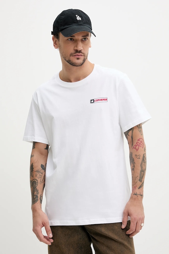 Хлопковая футболка Converse, белый
Хлопковая футболка Converse, белый