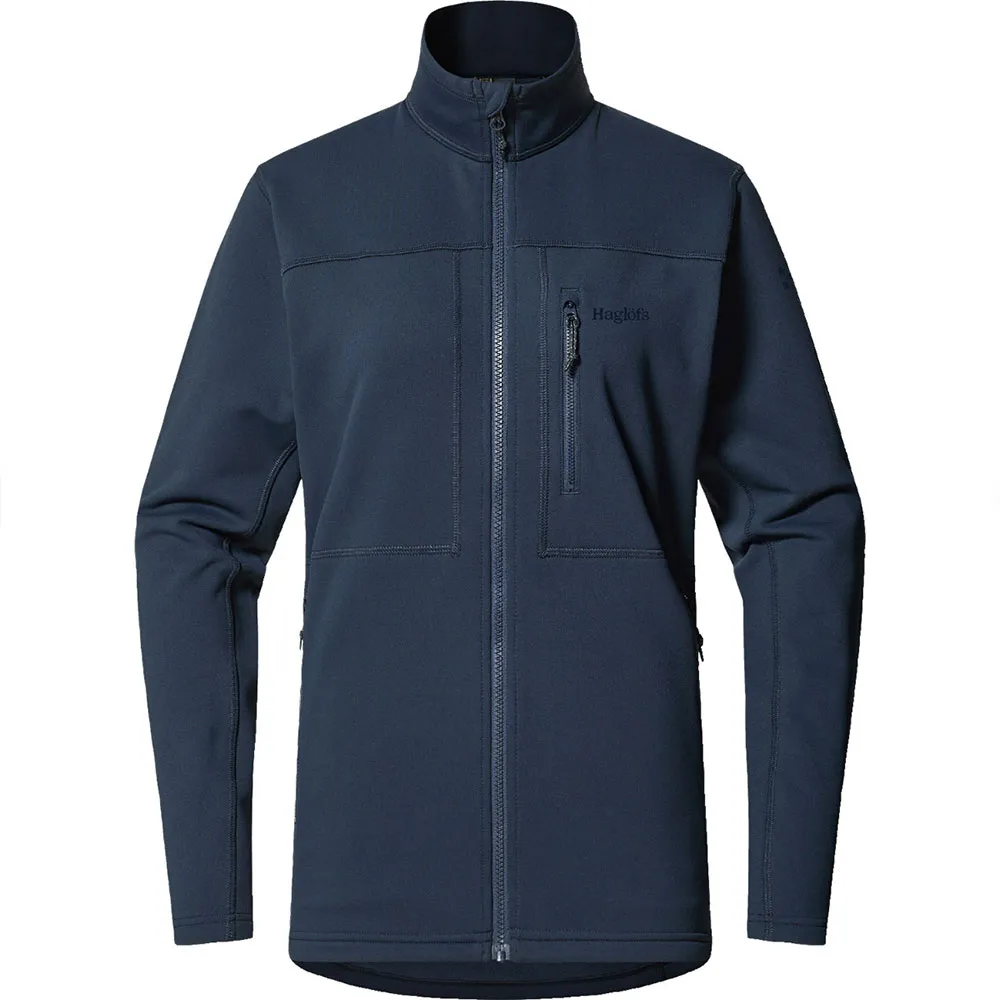 Флис Haglöfs Rosson Mid full zip, синий
Флис Haglöfs Rosson Mid full zip, синий