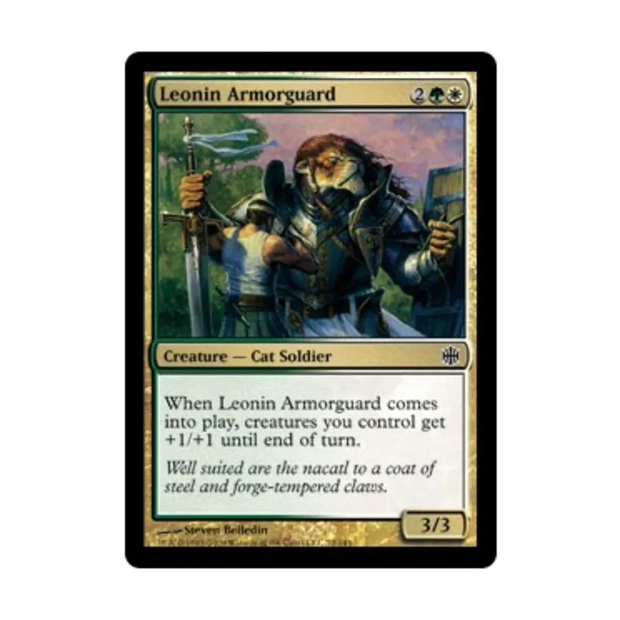 CCG Леонин Бронестрах (К), MTG - Alara Reborn
CCG Леонин Бронестрах (К), MTG - Alara Reborn