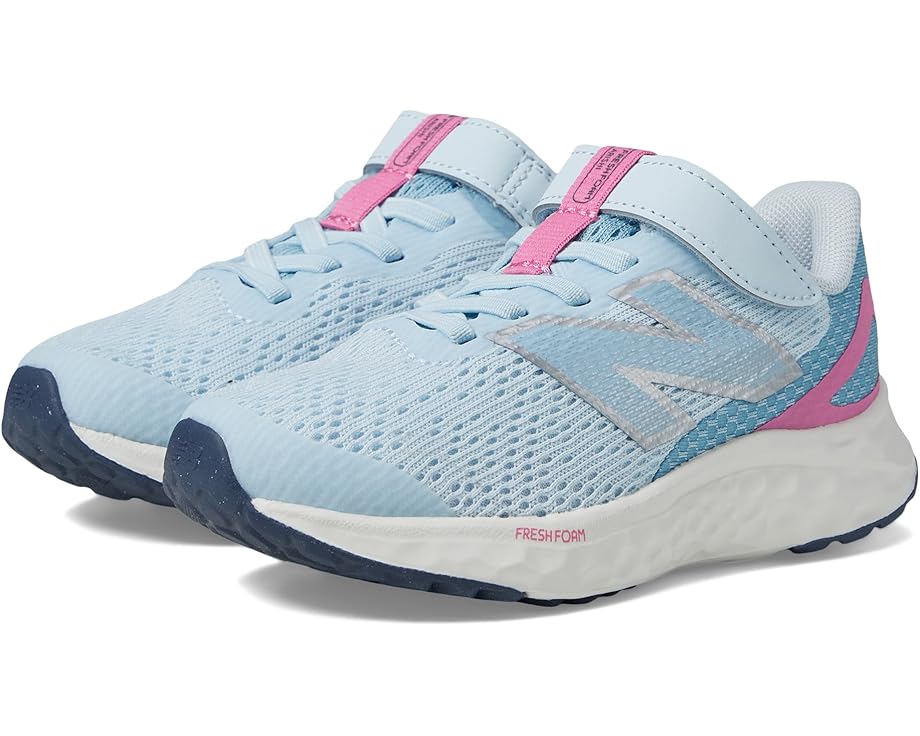 Кроссовки New Balance Kids Fresh Foam Arishi v4 Bungee Lace with Top Strap, цвет Quarry Blue/Real Pink
Кроссовки New Balance Kids Fresh Foam Arishi v4 Bungee Lace with Top Strap, цвет Quarry Blue/Real Pink