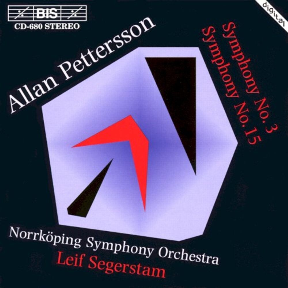 Диск CD Pettersson: Symphony No. 3 / Symphony No. 15 - Allan Pettersson, Norrköping Symphony Orchestra, Leif Segerstam
Диск CD Pettersson: Symphony No. 3 / Symphony No. 15 - Allan Pettersson, Norrköping Symphony Orchestra, Leif Segerstam
