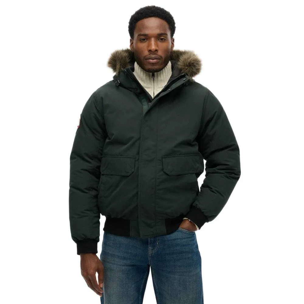 Куртка Superdry Everest Faux Fur bomber, зеленый
Куртка Superdry Everest Faux Fur bomber, зеленый