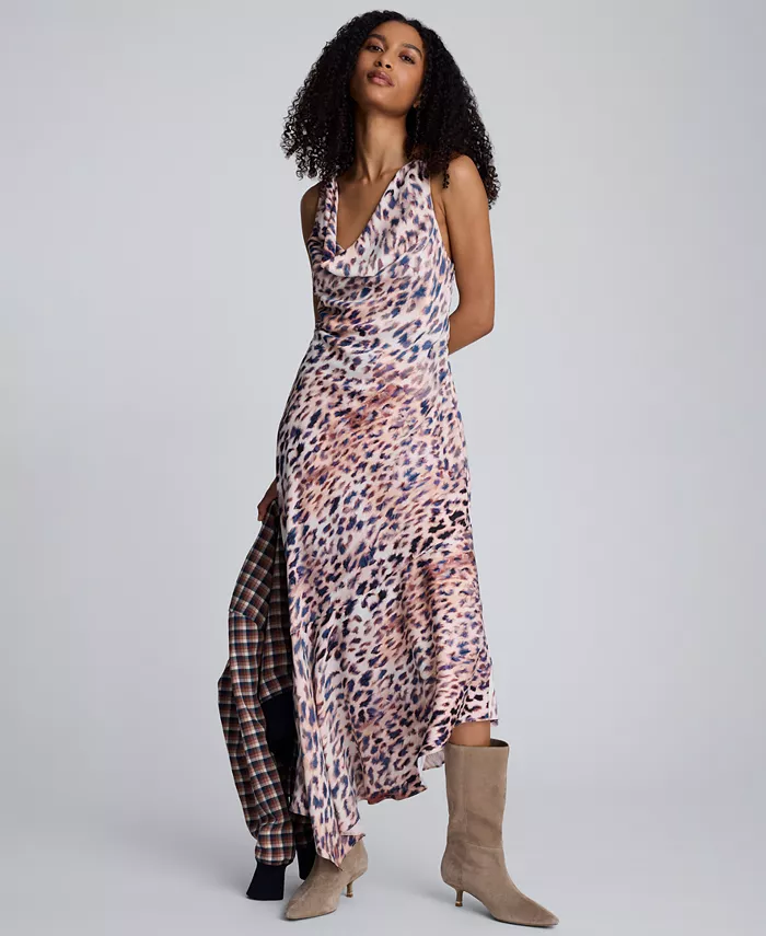 Женское асимметричное платье миди с анималистичным принтом Kenneth Cole, розовый
Женское асимметричное платье миди с анималистичным принтом Kenneth Cole, розовый