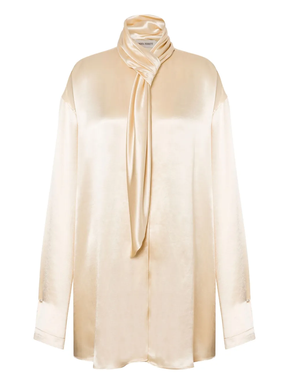 Атласная блузка Alberta Ferretti, нейтральный
Атласная блузка Alberta Ferretti, нейтральный