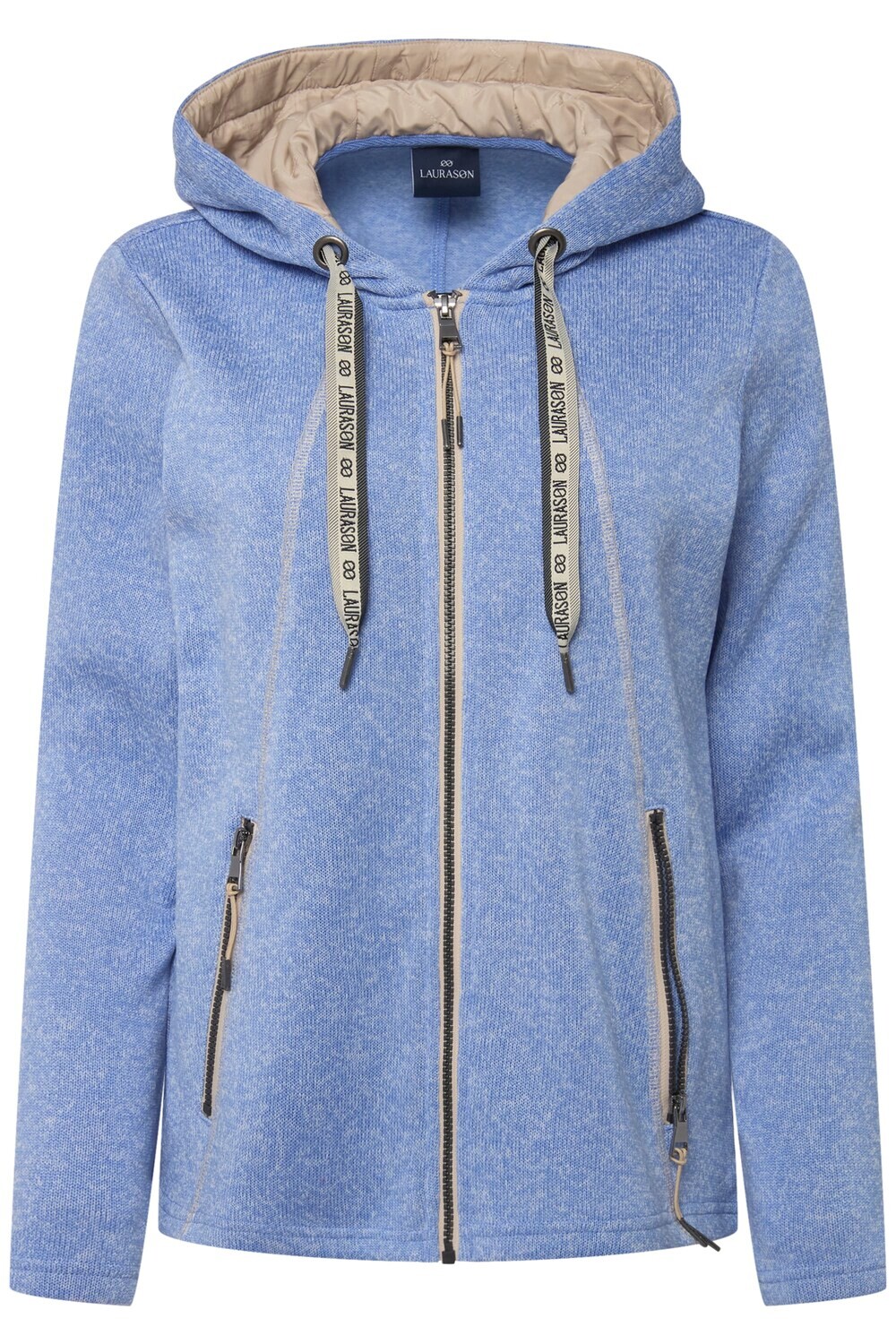 Толстовка на молнии Laurasøn, пастельно-синий
Толстовка на молнии Laurasøn, пастельно-синий