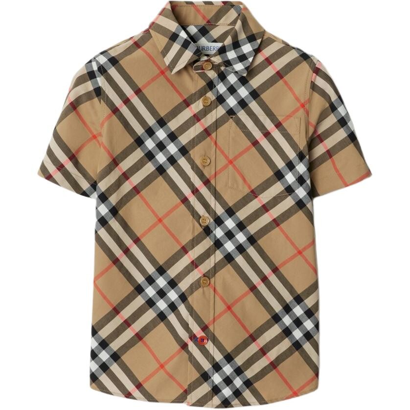 Рубашка детская Burberry в полоску, коричневый
Рубашка детская Burberry в полоску, коричневый