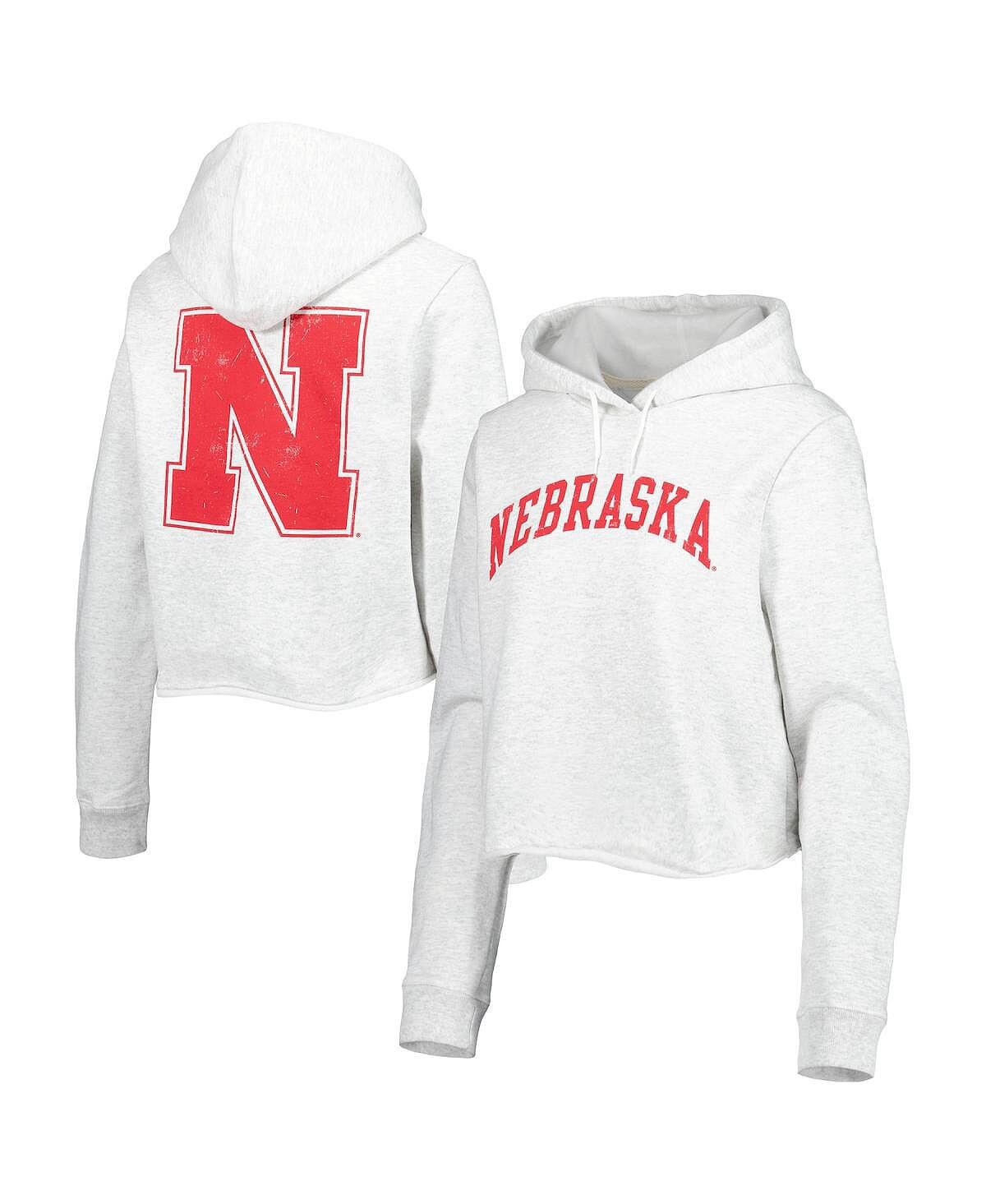 Женский укороченный пуловер с капюшоном Ash Nebraska Huskers 2-Hit 1636 League Collegiate Wear
Женский укороченный пуловер с капюшоном Ash Nebraska Huskers 2-Hit 1636 League Collegiate Wear