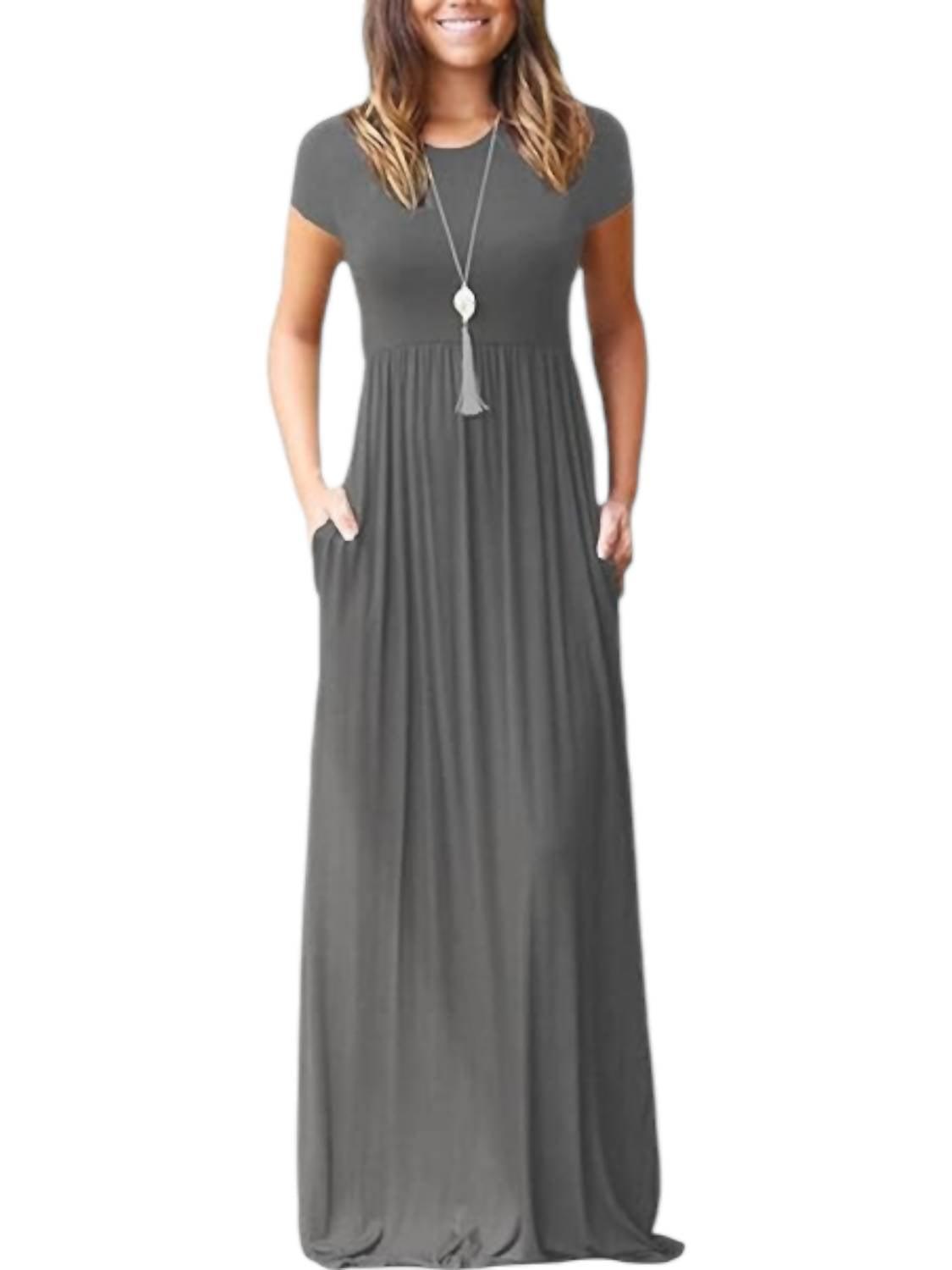 Макси-платье с карманами серого цвета Sew In Love
Макси-платье с карманами серого цвета Sew In Love