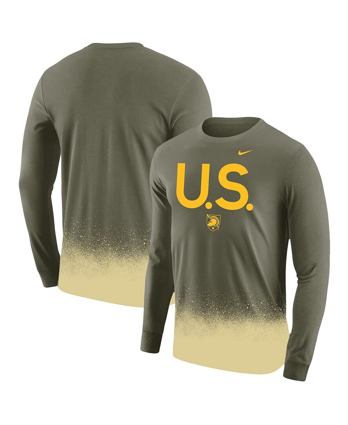 Мужская футболка с длинным рукавом olive army black knights 1st armored division old ironsides rivalry splatter Nike
Мужская футболка с длинным рукавом olive army black knights 1st armored division old ironsides rivalry splatter Nike