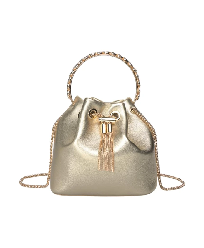 Сумочка с ручкой, украшенной стразами. Alma En Pena, желтый
Сумочка с ручкой, украшенной стразами. Alma En Pena, желтый