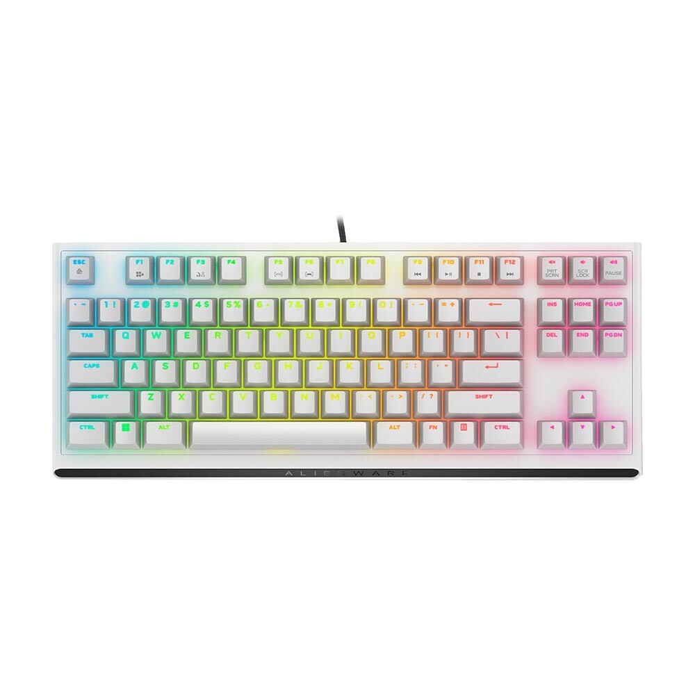 Игровая проводная клавиатура Alienware AW420K, Cherry MX Red, белый, английская раскладка
Игровая проводная клавиатура Alienware AW420K, Cherry MX Red, белый, английская раскладка