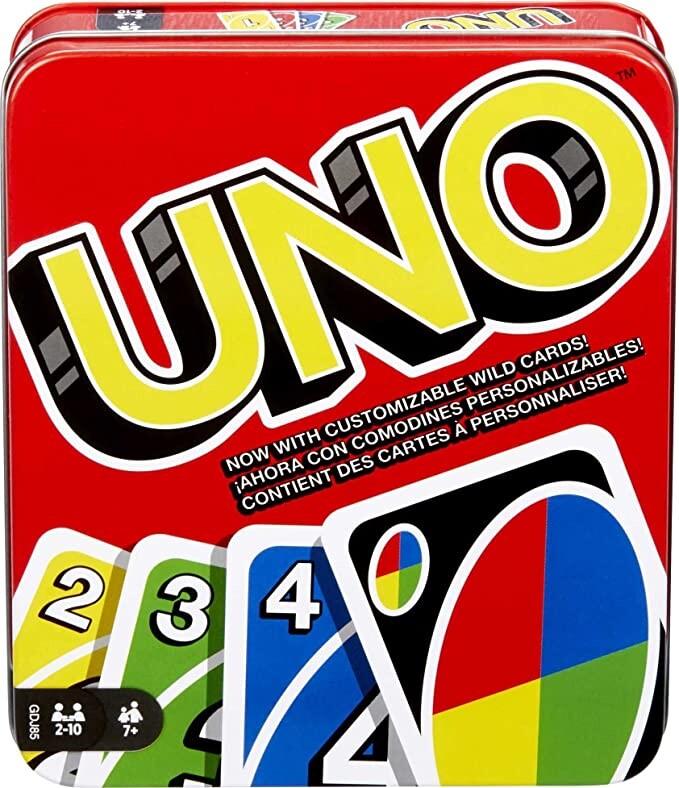 Настольная игра Uno в прочной коробке Mattel UNO Family Card Game
Настольная игра Uno в прочной коробке Mattel UNO Family Card Game