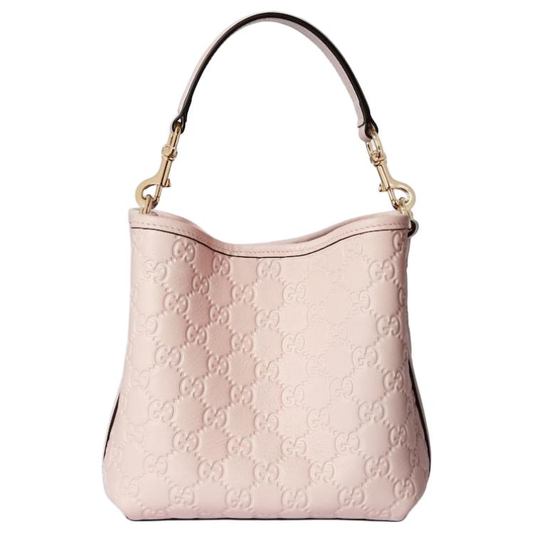 GUCCI Кожаная сумка-ведро через плечо розовая женская
GUCCI Кожаная сумка-ведро через плечо розовая женская