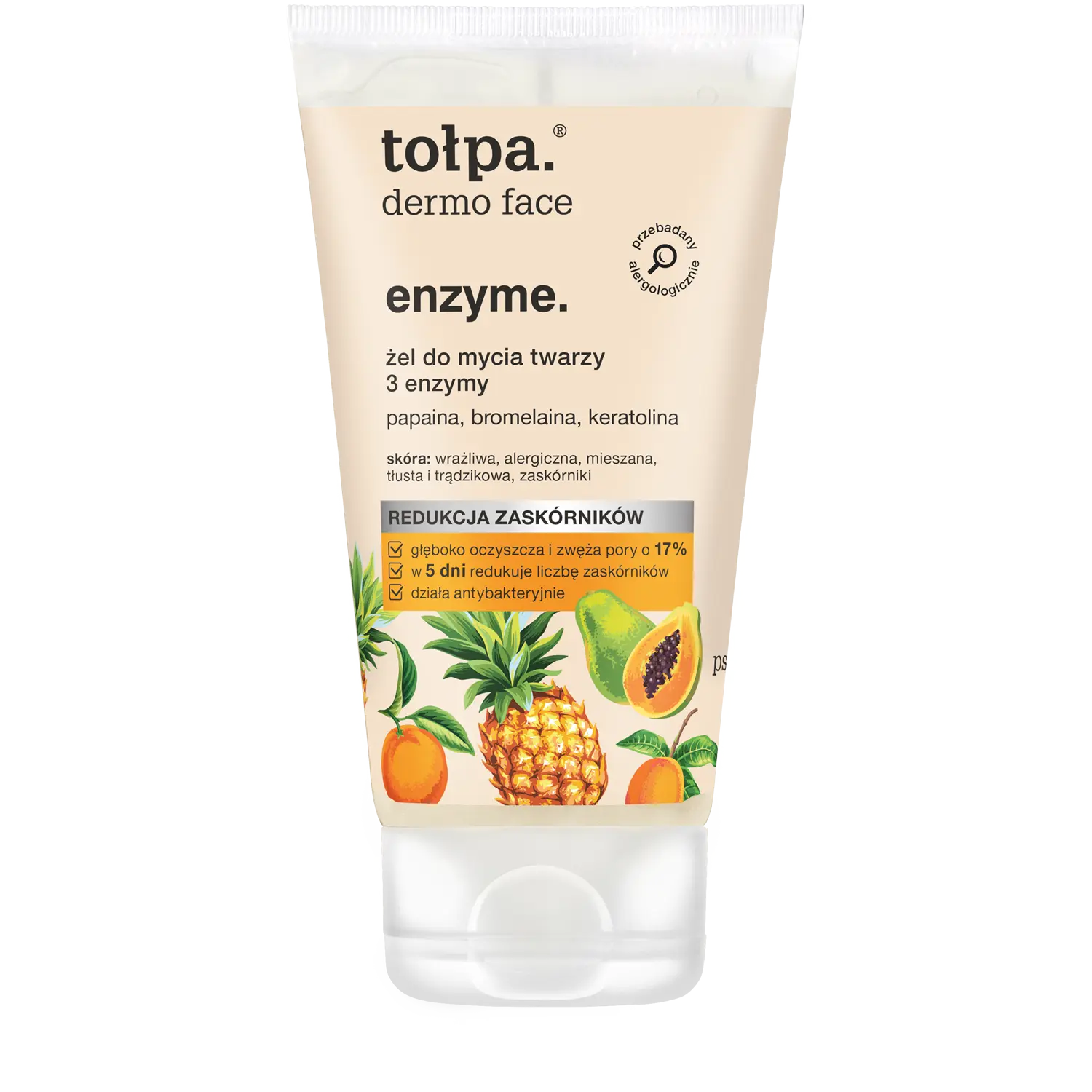 Tołpa Dermo Face Enzyme гель для умывания лица, 150 мл
Tołpa Dermo Face Enzyme гель для умывания лица, 150 мл