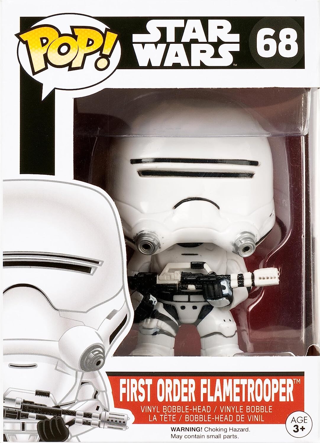 Фигурка Funko POP! Star Wars Episode 7 Pop! First Order Flametrooper
Фигурка Funko POP! Star Wars Episode 7 Pop! First Order Flametrooper