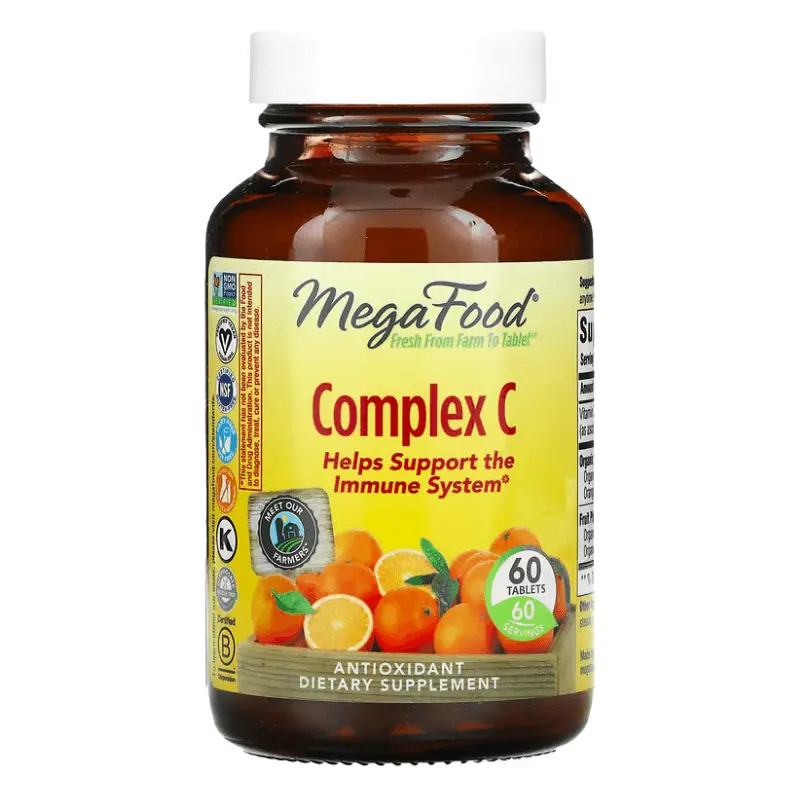Комплекс с витамином C MegaFood 250 мг, 60 таблеток
Комплекс с витамином C MegaFood 250 мг, 60 таблеток