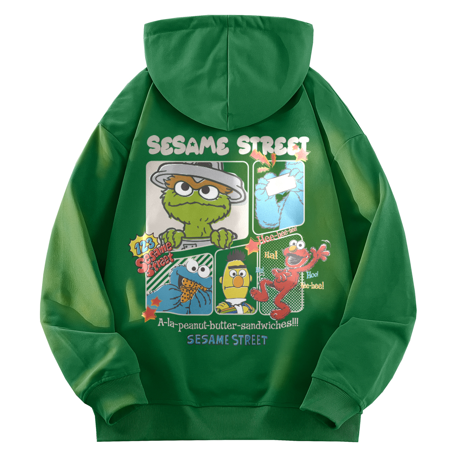 Унисекс худи SESAME STREET, Мохово-зелёный
Унисекс худи SESAME STREET, Мохово-зелёный
