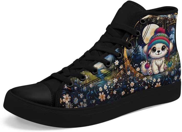 Высокие кеды из ткани для девочек и мальчиков с принтами галактики, кошек и собак, модные кроссовки, дышащие, легкие, повседневная обувь Awsole, черный
Высокие кеды из ткани для девочек и мальчиков с принтами галактики, кошек и собак, модные кроссовки, дышащие, легкие, повседневная обувь Awsole, черный